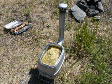 печка Дымок для приготовления пищи