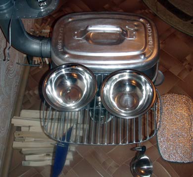 туристическая печь Дымок - решетка для сушки и копчения